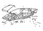 004112711 Lamborghini Countach Frame Panel