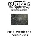 04-122e Rtrw Chevy Gmc Truck Suburban Blazer Hood Insulation With Clips