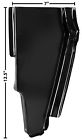 1102bu Chevy Pickup Truck Door Pillar Rear Lower Right