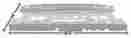 1462zdwt Dynacorn 1968-72 Chevelle Package Shelf Panel With Reinforcement