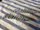 23500 Classic Chevy Chevelle Malibu Quarter Panel Emblems Chrome Scripts Used