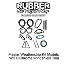 36-017k Rtrw Chevy Gmc Truck Master Weatherstrip Kit With Windshield Trim