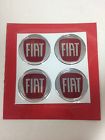 411a Fits Fiat Wheel Center Emblem Set Of Emblems New