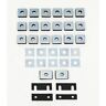 57-135341-1 Chevy Convertible Body Mount Set Eckler