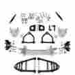 Hexifs1062306ba 61-72 Helix Suspension Brakes And Steering Mustang Ii 2 Ifs Front End Kit For Lincoln Fits Wilwood Ssbc