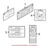 64506985512 Genuine Bmw For Engine Decal