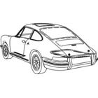 65-219121-1 Porsche Rear Deco To Bumper Seal Eckler