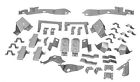 67fbbrkt Dynacorn Body Bracket Kit Mustang Fastback