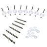 9107936 Speedway Motors Large Head Rivet Kit Drill Bits White Inch