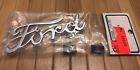 91a-16606 Ford Side Plate Chrome Emblem Pin New In Package Sealed