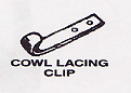 A-16739-cl Vintique Cowl Lacing Clip Vintage Car And Truck Zinc Coated