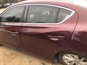 67550tx6a81zz Acura 2016-2022 Ilx Rear Side Door Left Driver R548p Basque Red Pearl 921655