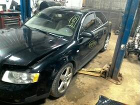120-59057l Audi Black Driver Front Door Without Convertible Thru Vin 037386 Fits 02-05 A4