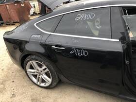 4g8833052a Audi 2012-2017 A7 Rear Side Door Right Passenger Black Without Laminated Glass 90784