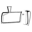 B7a-7620530 Ford Ht Weatherstrip Convertible Fairlane Retractable Club Victoria