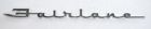 B9a-5842428-a Dennis Carpenter Ford Fairlane Trunk Script New