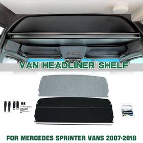 Bec1318 Besteryus Aluminum Van Headliner Shelf For 07-18 Mercedes Sprinter Curtain Rod Carpet