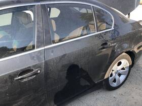 130-59175cl Bmw Driver Rear Side Door Electric Green Tint Fits 06-10 550i 894181