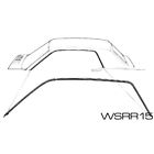 C5zz-6551222-3c Scott Drake Mustang Roofrail Weatherstrip Pr Cp
