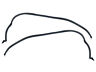 C7zz-6351222-3 Unbranded Mustang Roof Rail Weatherstrips Fastback Drip Seals Lh Rh