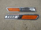 C8tz-16720-a Fomoco Ford Truck Hood Chrome Emblem Pair