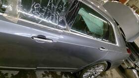 130-03213al Cadillac Local Pickup Only Driver Left Rear Side Door Tempered Glass Fits 16-20 Ct6 101