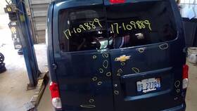 140-03013al Chevrolet Driver Rear Back Door Glass Panel In Fits 15-18 City Express 10283572