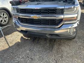 105-01741e Chevrolet Truck Local Pickup Only Front Bumper Without Fog Lamps Chrome Fits 16-18 Silverado 1