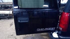 140-02754r Chevrolet Truck Black Passenger Right Rear Back Barn Door Fits 92-99 Suburban 1500 10296681