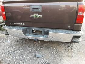 190-02128c Chevrolet Truck Local Pickup Only Rear Bumper Classic Style Chrome Fits 14-19 Sierra 15