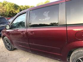130-01173dl Dodge Truck Driver Rear Side Door Passenger Van Movable Glass Fits 08-19 Caravan 883106