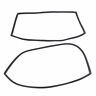 Ebc0db-6403110kt Unbranded New Falcon Weatherstrip Windshield Rounded Back Glass Sedan Ford
