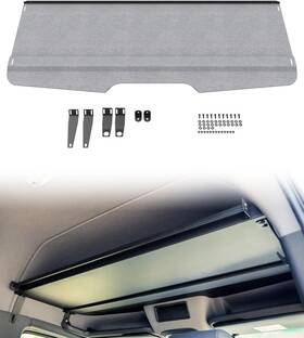 Ew-c1317 Elitewill Aluminum Van Headliner Shelf For 19-24 Mercedes Sprinter With Curtain Rod Carpet