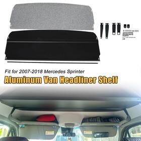 Ew-c1318 Elitewill Aluminum Van Headliner Shelf For 2007-2018 Mercedes Sprinter With Curtain Rod