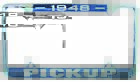 F13-20640-145 Reproduction Pickup Truck License Plate Frame Ford Chevy Dodge