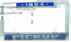 F13-20640-330 Reproduction Pickup Truck License Plate Frame Ford Chevy Dodge