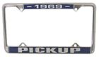 F13-20640-550 Reproduction Pickup Truck License Plate Frame Ford Chevy Dodge