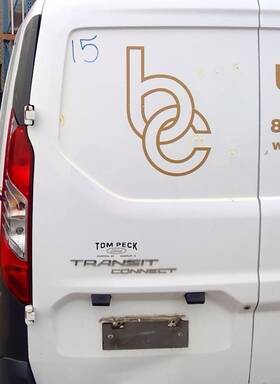 140-02999bl Ford Transit Connect Driver Rear Back Door Without Window Z2 White 2014 15-2018