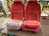 Ford Nos Oem 1982 1983 1984 Thunderbird Red Front Seats Pair T-bird Seat Covers