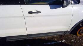 120-00438cr Ford Truck Local Pickup Only Passenger Front Door Base With Police Package Fits 13-15 Exp