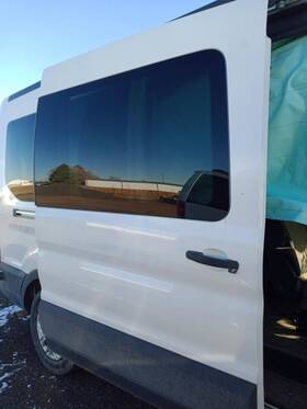 130-03146ar Ford Truck Passenger Rear Side Door Sliding Medium Roof Fits 15-23 Transit 150 1390650