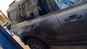 130-10420br Ford Truck Passenger Rear Side Door Dark Gray Tint Glass Fits 21-22 Bronco Sport 10313439