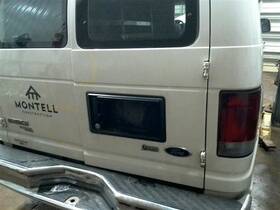 140-01666ar Ford Truck Passenger Rear Back Door With Window Fits 09-14 E150 Van 10218710
