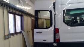 140-03008br Ford Truck Local Pickup Only Passenger Rear Back Door High Roof With Window Fits 15-23 Tr