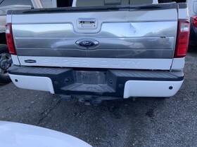 190-00624c Ford Truck Local Pickup Only Rear Bumper Painted With Park Assist Fits 08-16 F250sd