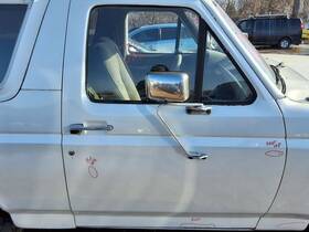 F2tz1520124b Ford Truck Passenger Front Door Electric 2 Mounting Points Mirror Fits 87-91 Bronco 1224943