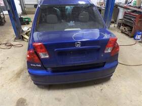 130-58574bl Honda Puerta Driver Left Rear Side Door Sedan Manual Fits 01-05 Civic 9859417