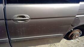 130-60428cl Honda Local Pickup Only Driver Left Rear Side Door Slider Lx Fits 02-04 Odyssey 6394
