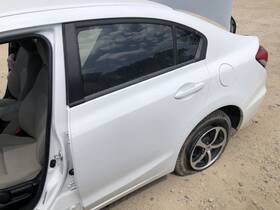 67550tr6c80zz Honda 2013 2014 2015 Civic Ex Rear Side Door Left Driver White Electric 876509