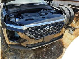 105-10376b Hyundai Local Pickup Front Bumper With Fog Lamps Without Camera Fits 20 Santa Fe